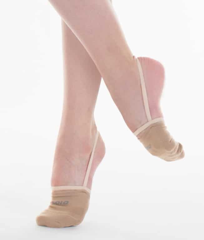 Soft Half Knitted Socks Rhythmic Gymnastics Toe Shoes Elastic Dance Feet  Protection Shoes Ballroom Accessories For Girls New 