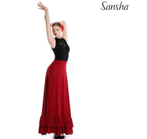 evelily sansha flamenko pikk liibuv seelik punane