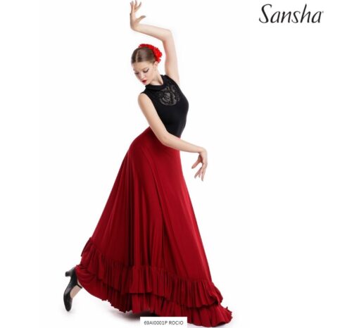 evelily sansha flamenko seelik punane flamenco tantsija